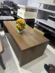 Walnut Box Coffee Table with Open Shelf - 4