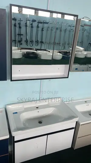 80cm Cabinet Basin with Mirror