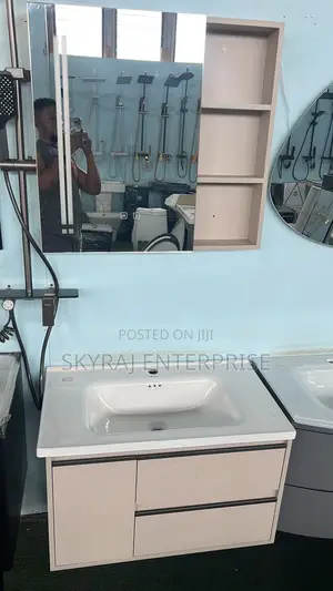 80cm Cabinet Basin with LED Mirror