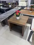 Wood Coffee Table with Shelf - 1