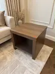 Wood Coffee Table with Shelf - 2