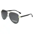 Men's Black Aviator Sunglasses - 1