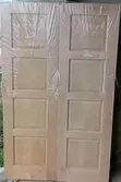 Brand New Double Wood Doors - 1