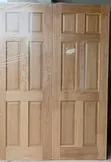 Brand New Double Wood Doors - 2