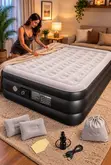 Royal Comfort Super Luxury Double Air Mattress with Automatic Pump - 2