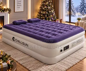 Royal Comfort Luxury Double Air Mattress with Inbuilt Pump