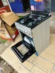 50/50 Gas Cooker Oven 4 Burner Black - 2