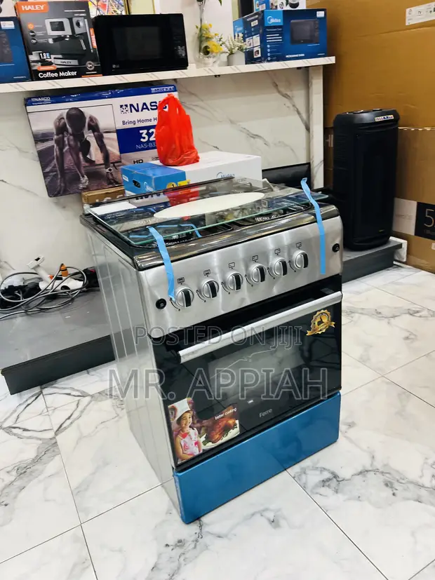 Volcano 50x60cm 4 Gas Cooker with Oven & Grill (New) - 1