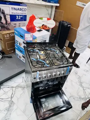 Super Classic Ferre 50x60cm 4 Gas Cooker with Oven & Grill (Gray)