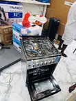 Super Classic Ferre 50x60cm 4 Gas Cooker with Oven & Grill (Gray) - 1