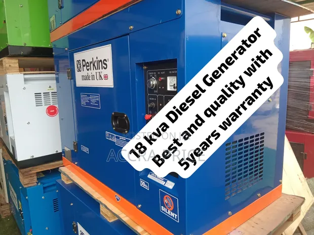 18kVA Perkins Silent Diesel Generator - Commercial Grade - 1
