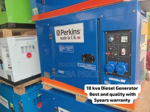 Perkins 18kVA Silent Diesel Generator - Brand New