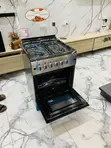 Brand New 4-Burner Gas Cooker Oven 60/60 Silver - 1