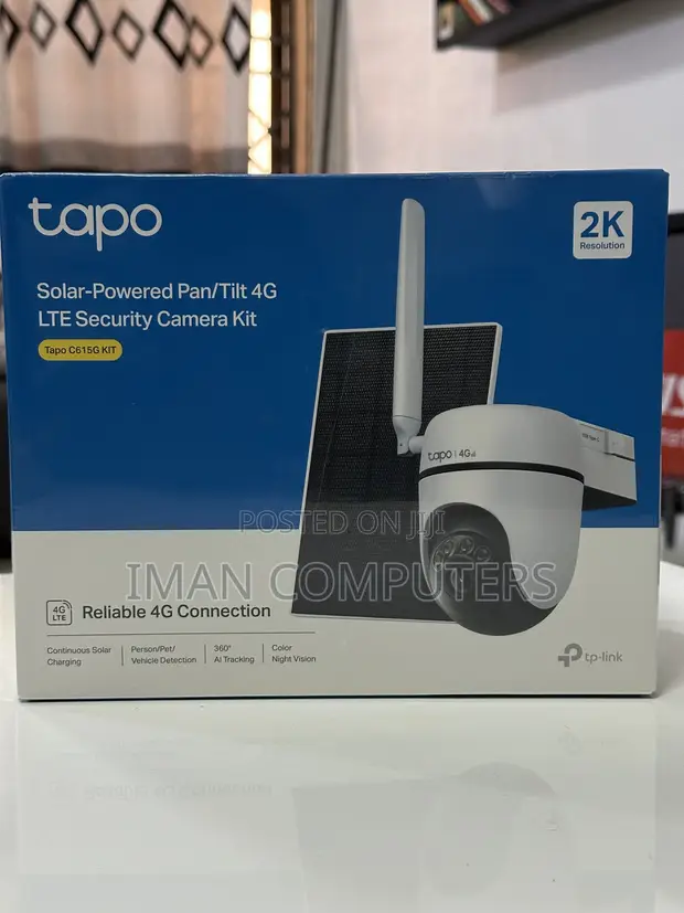 TP-Link Tapo C615G KIT Solar 4G LTE Pan/Tilt Security Camera - 1