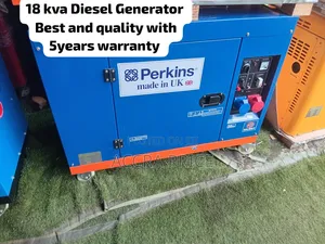 18kVA Perkins Silent Diesel Generator - Brand New