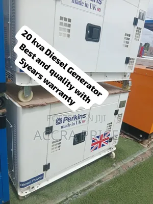 Brand New Perkins 20kVA Silent Diesel Genset