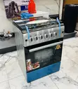 Classic Ferre 50x60cm 4 Gas Cooker with Oven & Grill (Gray) - 1