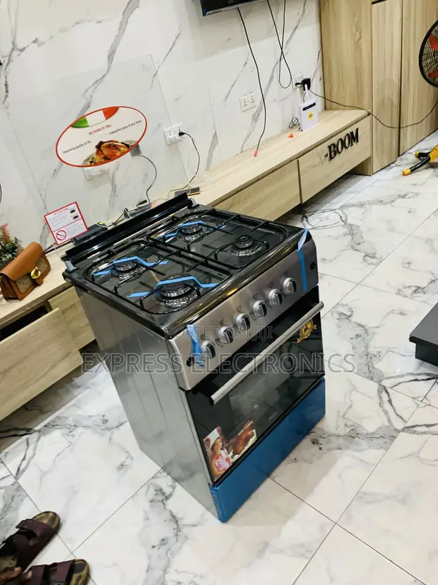 New 4-Burner 60/60 Gas Cooker - 1