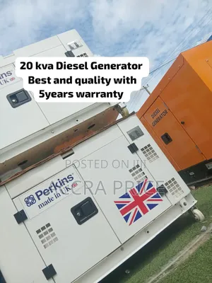 Perkins 20kVA Silent Diesel Generator - Brand New