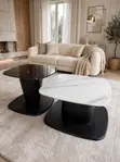 White and Black Marble Set - 2