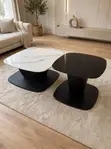 White and Black Marble Set - 4