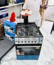 Volcano 50x60cm 4 Gas Cooker with Oven & Grill (Gray) - 1
