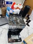 Volcano 50x60cm 4 Gas Cooker with Oven & Grill (Gray) - 2