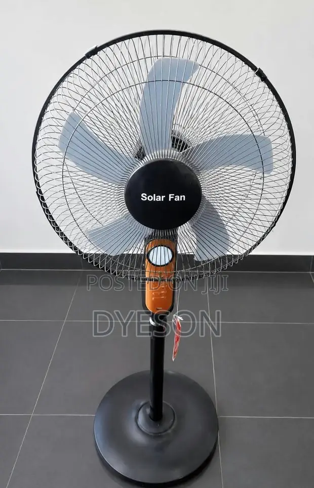 238f Rechargeable Solar Fan with Remote - 1