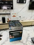 New Black Gas Cooker Oven 4 Burner 60/60 - 2