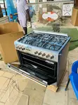 4-Burner Ferre Gas Electric Cooker 60/90 Oven Rotisserie Grill - 1