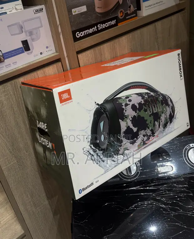 JBL Boombox 3 Portable Waterproof Bluetooth Speaker - 1