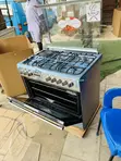Brand New 90cm Gas Electric 4-Burner Stove Oven with Rotisserie Grill - 1
