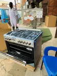 Brand New Gas Electric 4-Burner Stove Oven with Rotisserie Grill - 2