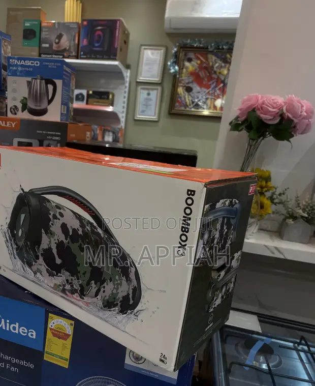 JBL Boombox 3 Portable Waterproof Bluetooth Speaker - 1