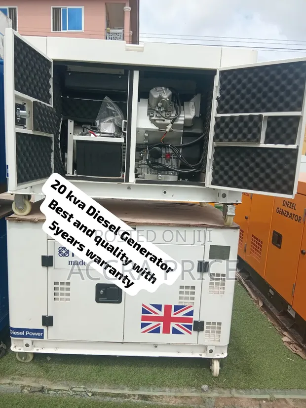 20kVA Perkins Silent Diesel Generator - Brand New - 1