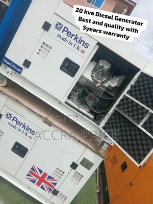 Perkins 20KVA Silent Diesel Generator - Brand New