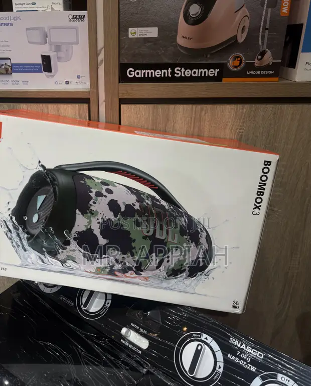 JBL Boombox 3 Portable Waterproof Bluetooth Speaker - 1
