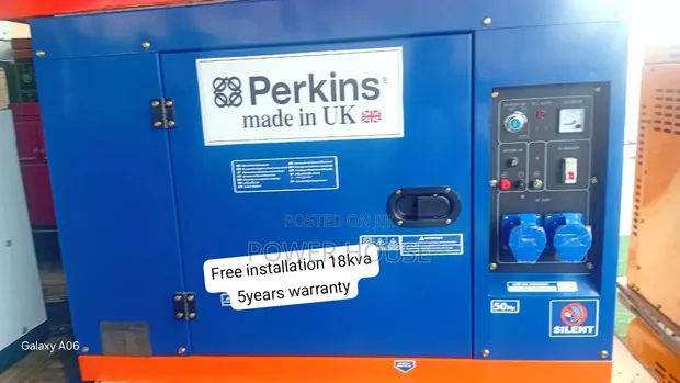 Perkins 18KVA Silent Diesel Generator - 5 Year Warranty - 1