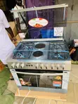 Brand New 4-Burner Gas Electric Cooker Oven (60/90cm, Silver) - 2
