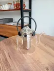 Clear Glass Teapot with Infuser - 2