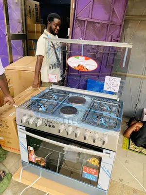 Gas Electric Cooker Oven with Rotisserie - 60/90cm
