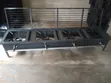 Commercial 4 Burner Gas Stove with Grill - 3