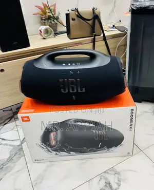 JBL Boombox 4 Portable Waterproof Bluetooth Speaker (Black)