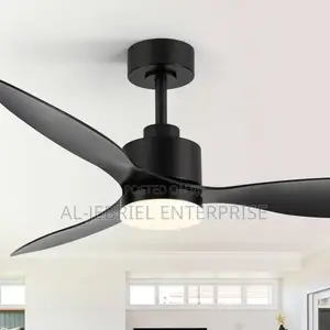 Modern 3-Blade Ceiling Fan with Light and Remote