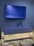 Original LED TV Stand with Modern Stones - 3