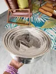 5 Piece Stainless Steel Mixing Bowl Set with Lids - 3