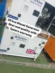 Perkins 20KVA Silent Diesel Generator - Brand New - 1