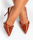 High Quality Leather Stiletto Heels for Ladies - 1