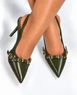 High Quality Leather Stiletto Heels for Ladies - 3