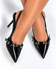 High Quality Leather Stiletto Heels for Ladies - 5